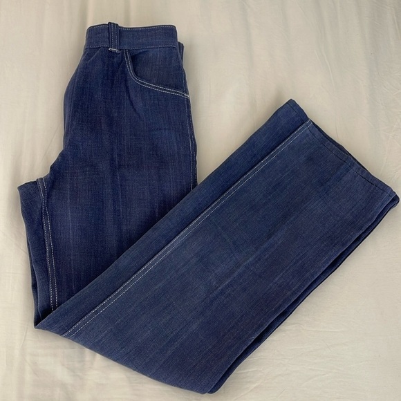 Denim - Handmade Vintage (inspired?) Flared Jeans Size XS